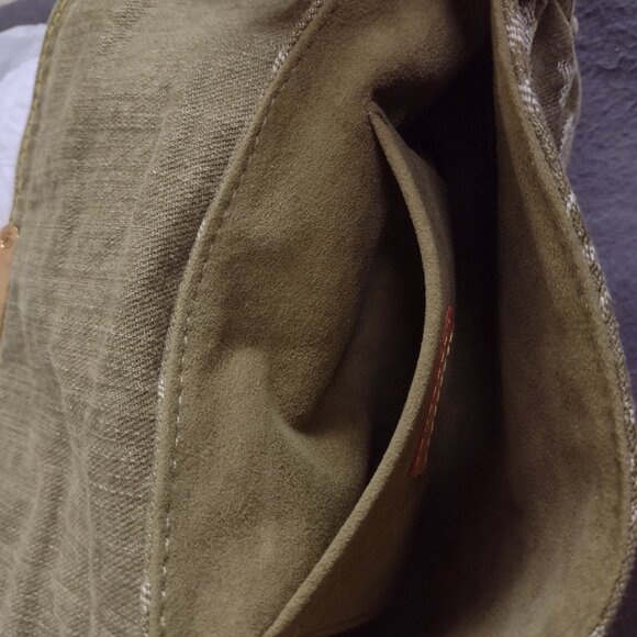 NEW RARE & DISCONTINUED!~💯% Authentic Louis Vuitton LICHEN💚GREEN DENIM PLEATY! - Picture 5 of 15